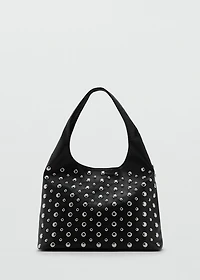 Studded bucket bag