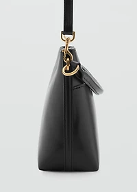 Bucket bag with metal detail
