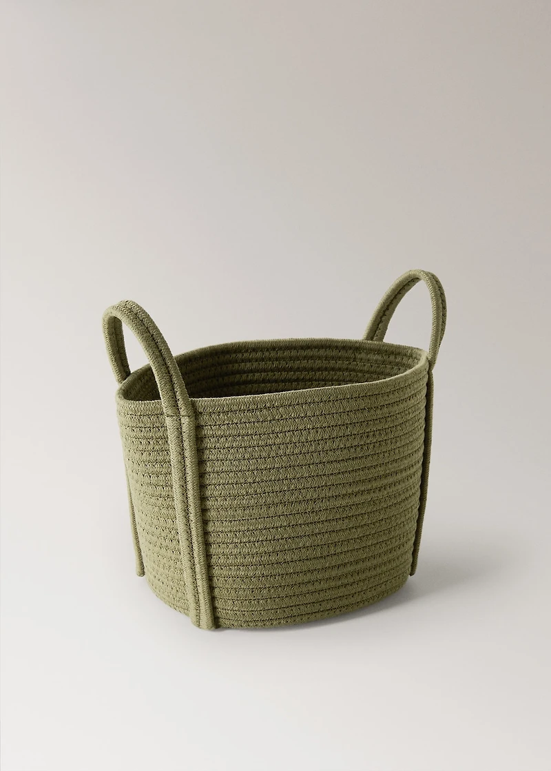 Small cotton children's basket