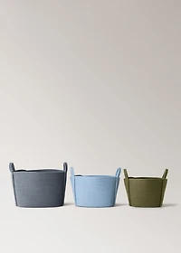 Small cotton children's basket