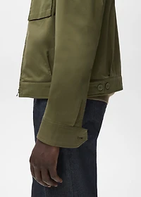 Cotton jacket with pockets