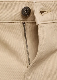 Regular fit cotton jeans