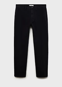 Regular fit cotton jeans