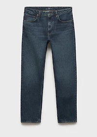 Moby straight-fit dark-wash jeans