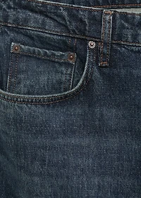 Moby straight-fit dark-wash jeans