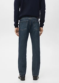 Moby straight-fit dark-wash jeans