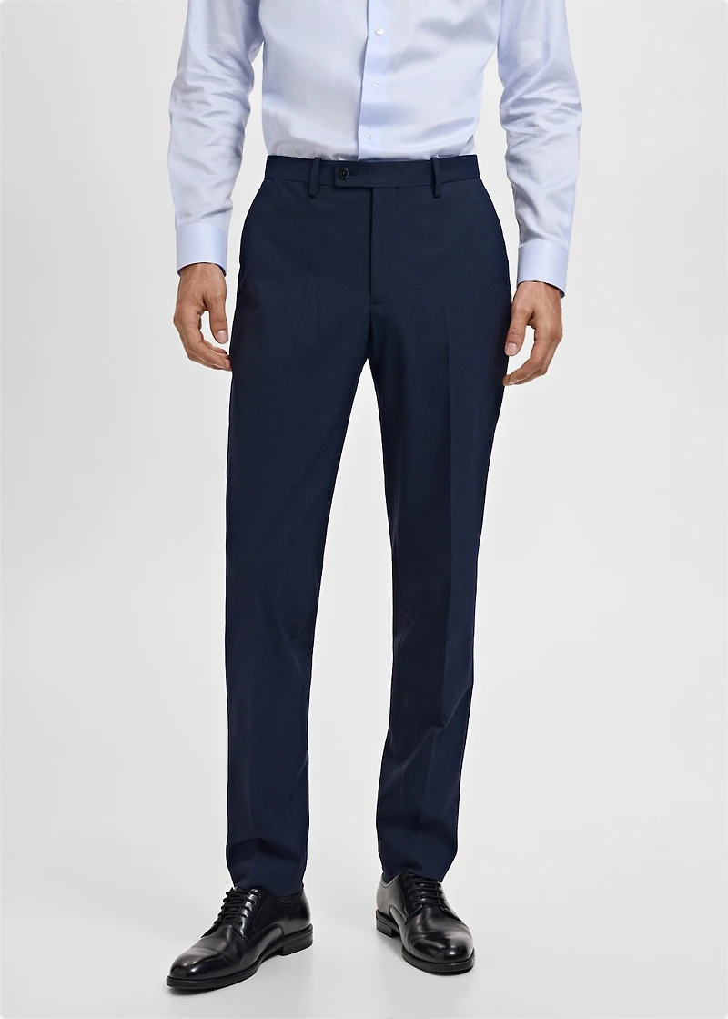 Monaco slim-fit suit pants