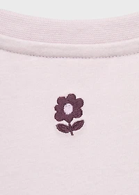 T-shirt with embroidered detail