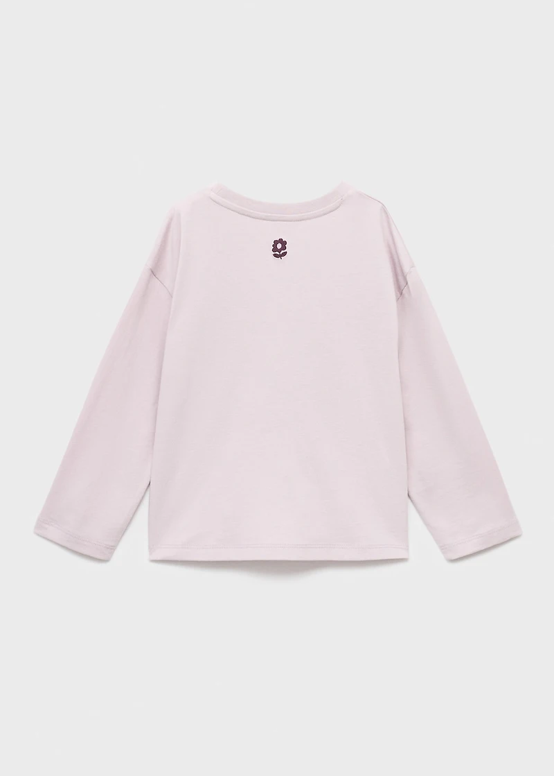 T-shirt with embroidered detail