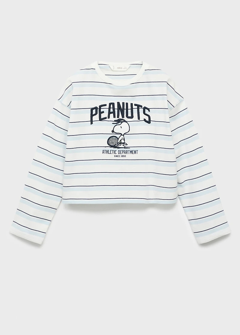 Snoopy embroidered t-shirt