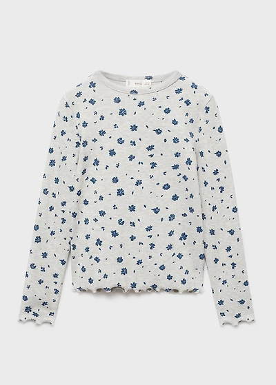 Floral-print t-shirt