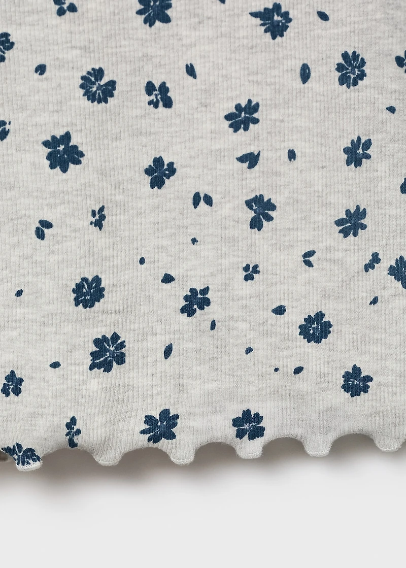 Floral-print t-shirt