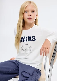 Printed long sleeve t-shirt