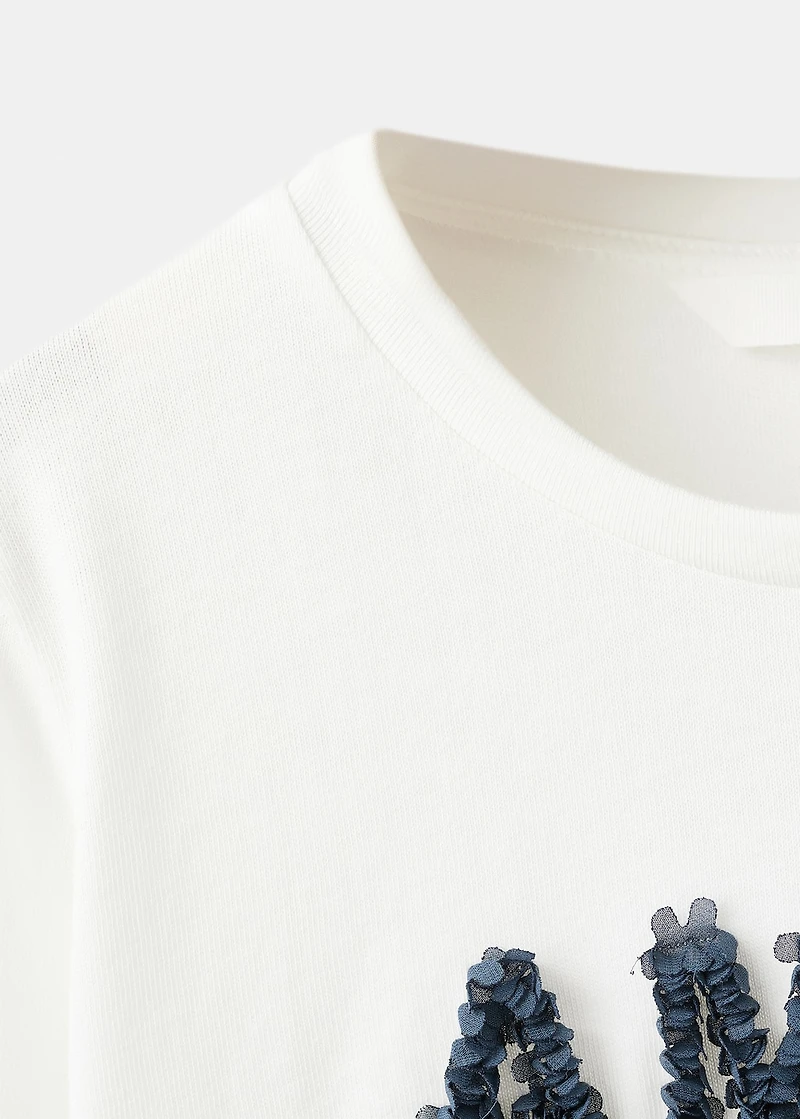 Printed long sleeve t-shirt