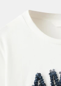 Printed long sleeve t-shirt