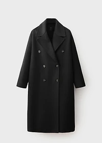 Handmade oversized wool coat