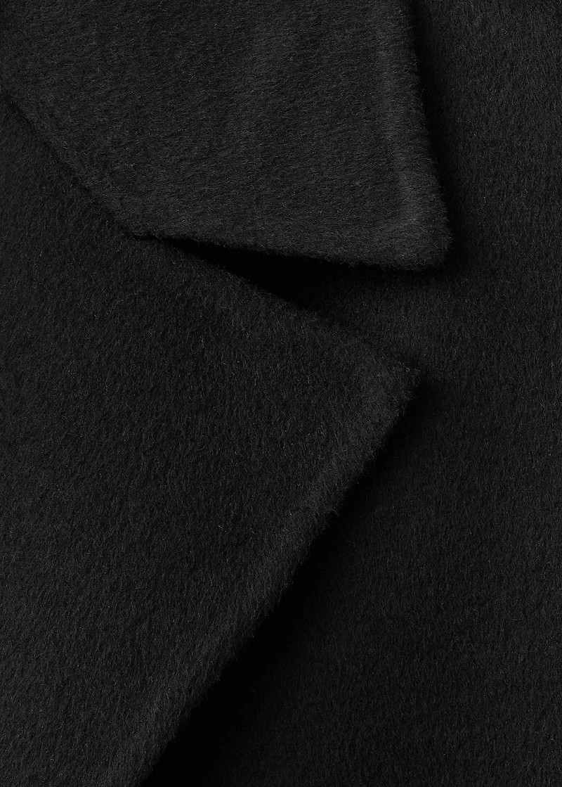 Handmade oversized wool coat