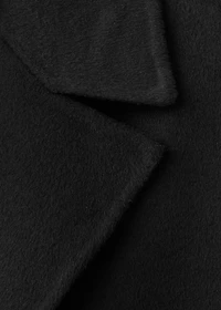 Handmade oversized wool coat