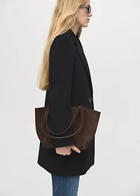 Double-breasted wool coat