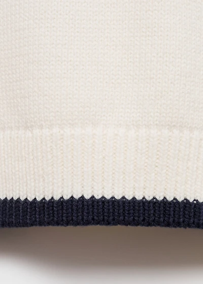 Knit embroidered sweater