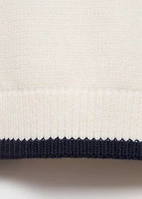 Knit embroidered sweater