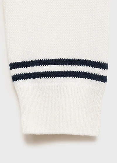 Knit striped sweater