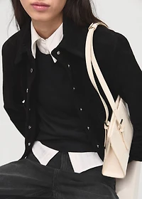 Fine-knit crew-neck sweater