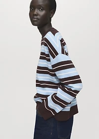 Oversized striped sweater