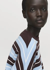 Oversized striped sweater