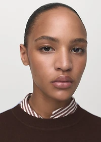 Combined-design sweater