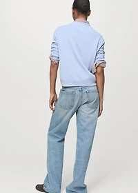 Combined-design sweater