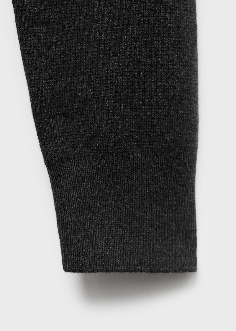 Knitted wool blend sweater