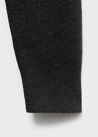 Knitted wool blend sweater