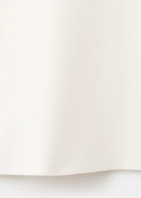 Short-sleeved turtleneck sweater