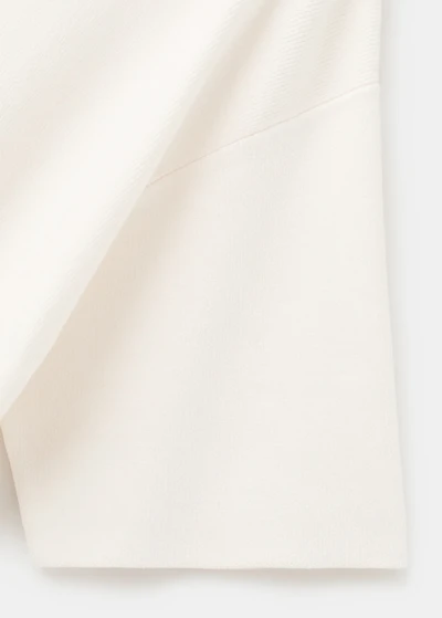 Short-sleeved turtleneck sweater