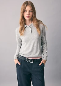 Polo neck sweater