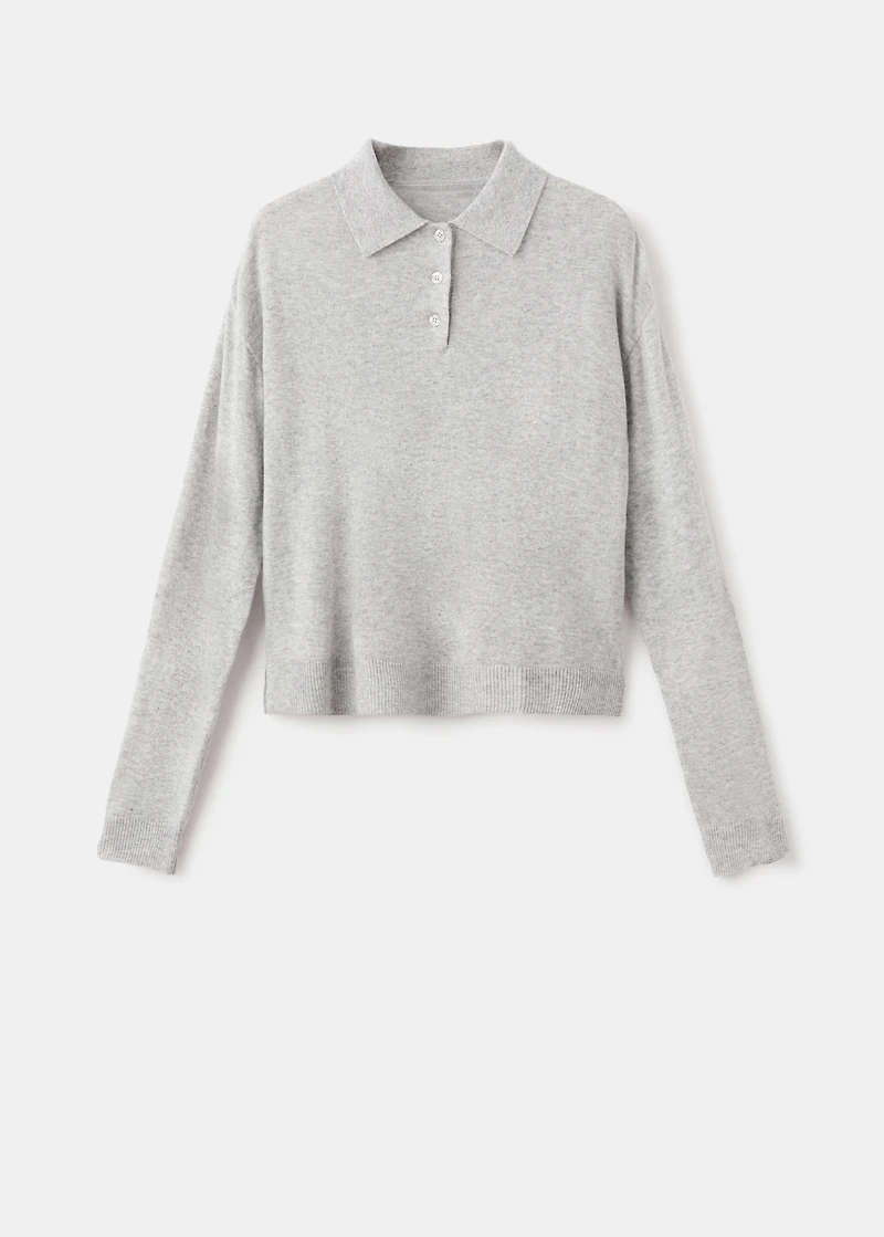 Polo neck sweater