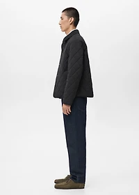 Quilted water repellent jacket