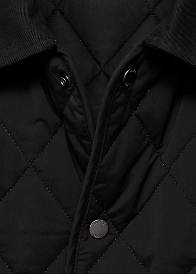 Quilted water repellent jacket