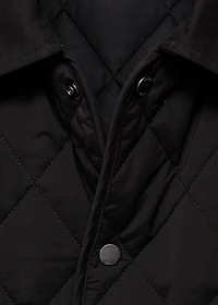 Quilted water repellent jacket