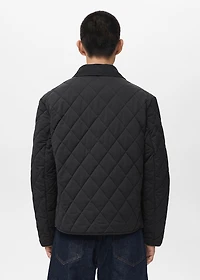 Quilted water repellent jacket