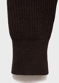 100% cotton perkins-neck sweater