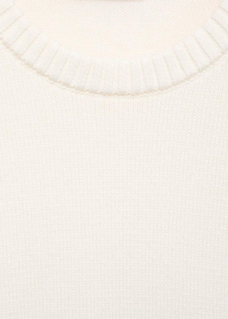 Fine-knit sweater
