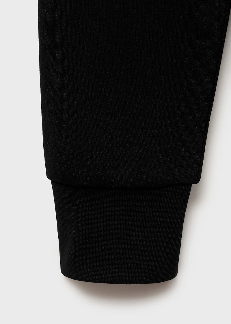 Cotton sweatshirt with zipper neck