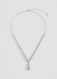 Padlock chain necklace