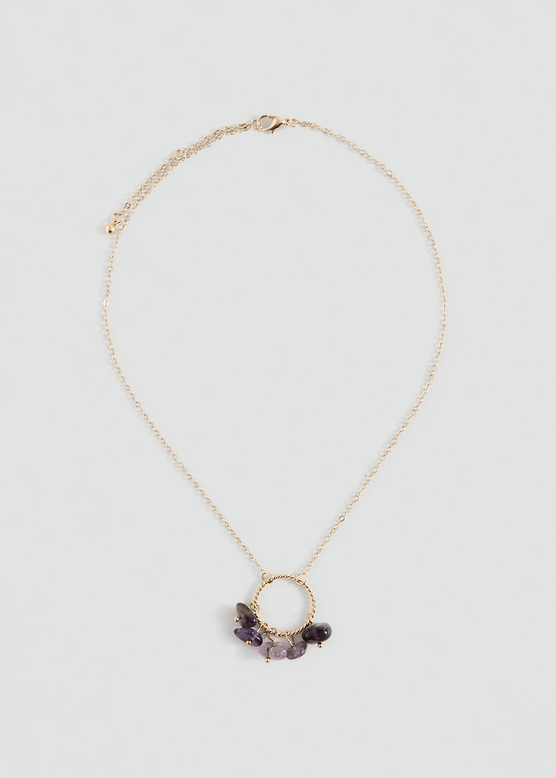 Stones pendant necklace