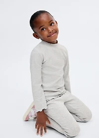 Ribbed high neck t-shirt