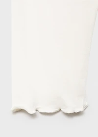 T-shirt with embroidered glitter