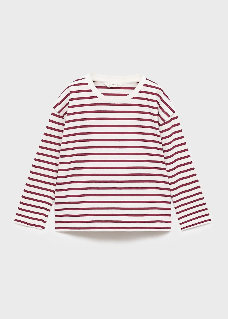 Striped cotton T-shirt