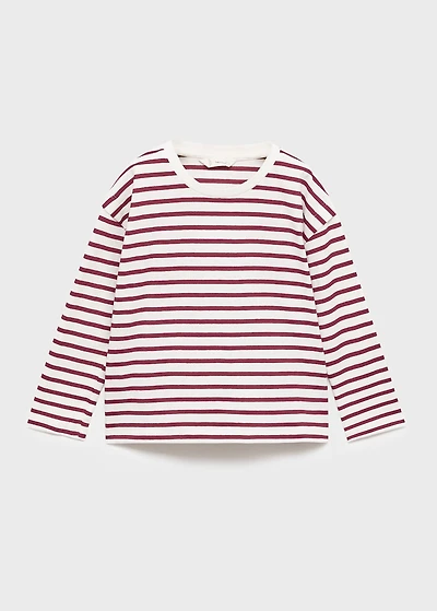 Striped cotton T-shirt